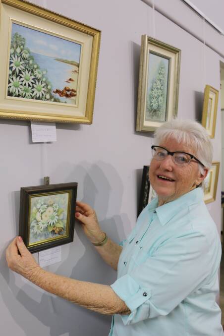 NOW SHOWING: Raymond Terrace artist Florence Humphreys will exhibit a variety of paintings at Hunter Region Botanic Gardens during November. 