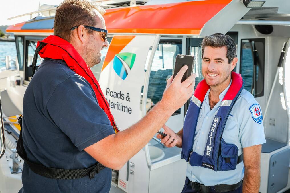NEW AGE: Boaters need to download the Service NSW app and link Maritime Services to their MyService NSW account before they can get a digital boat licence.
