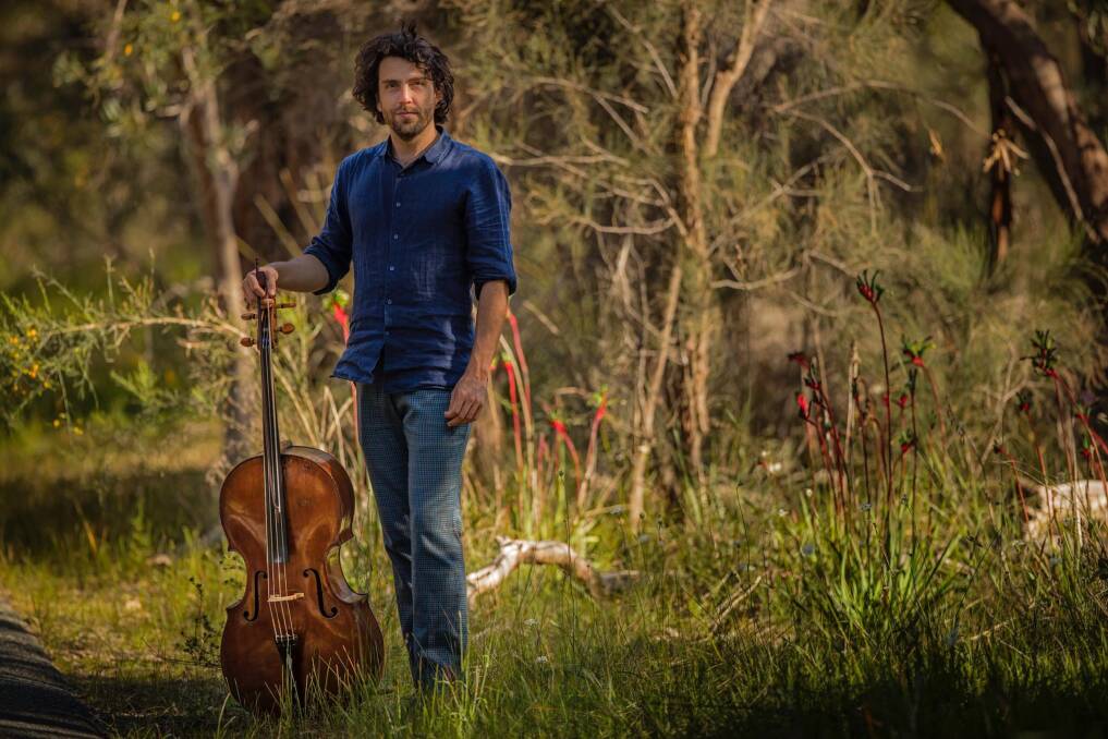 MOVING: Cellist Anthony Albrecht returns to Port Stephens with two Bach to the Bush solo recitals. He performs in Woodville on December 23 and Soldiers Point on January 6.