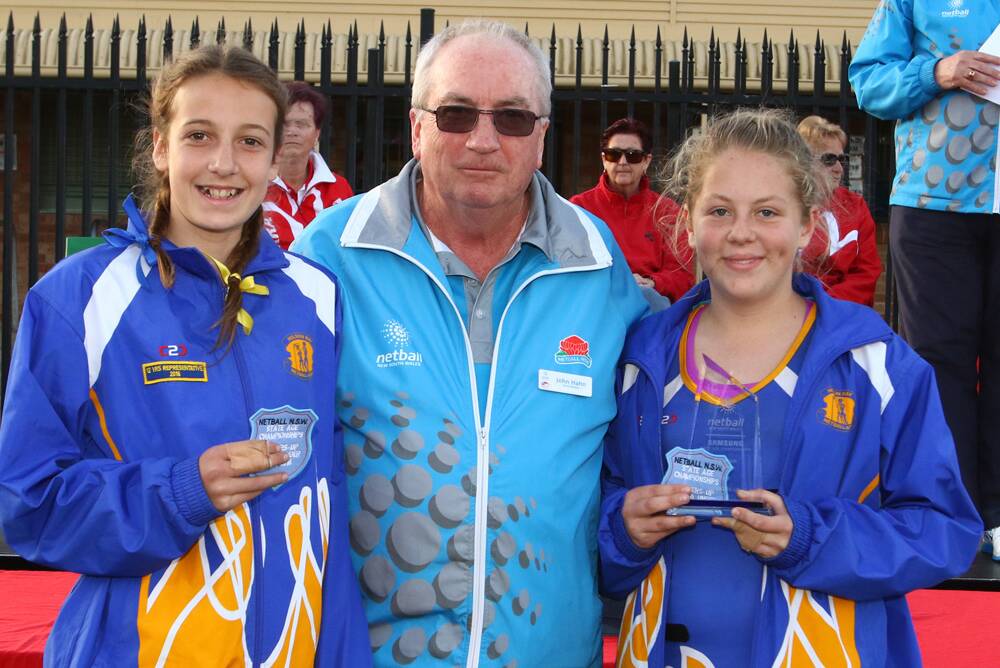 Nelson Bay under-12 representatives receive their awards for coming runners up in the 2016 championship. Picture: Supplied