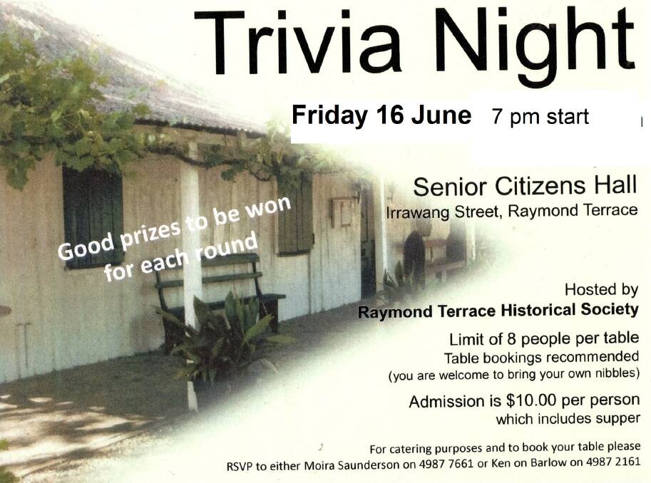 Trivia night for cottage