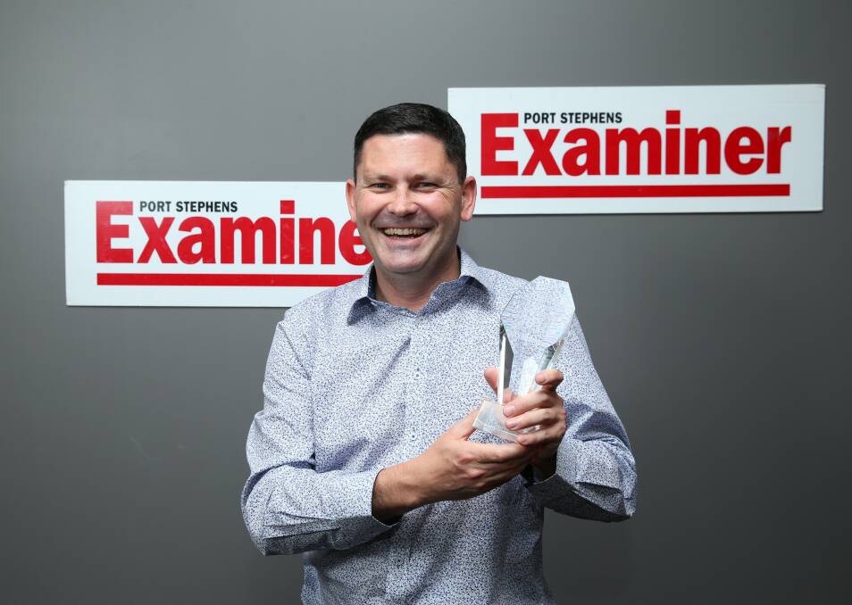 SUCCESS: Damien Cooper from DJ Cooper Accounting, which took out the accountant category and overall winner in the Examiner's 2016 awards. Picture: Max Mason-Hubers