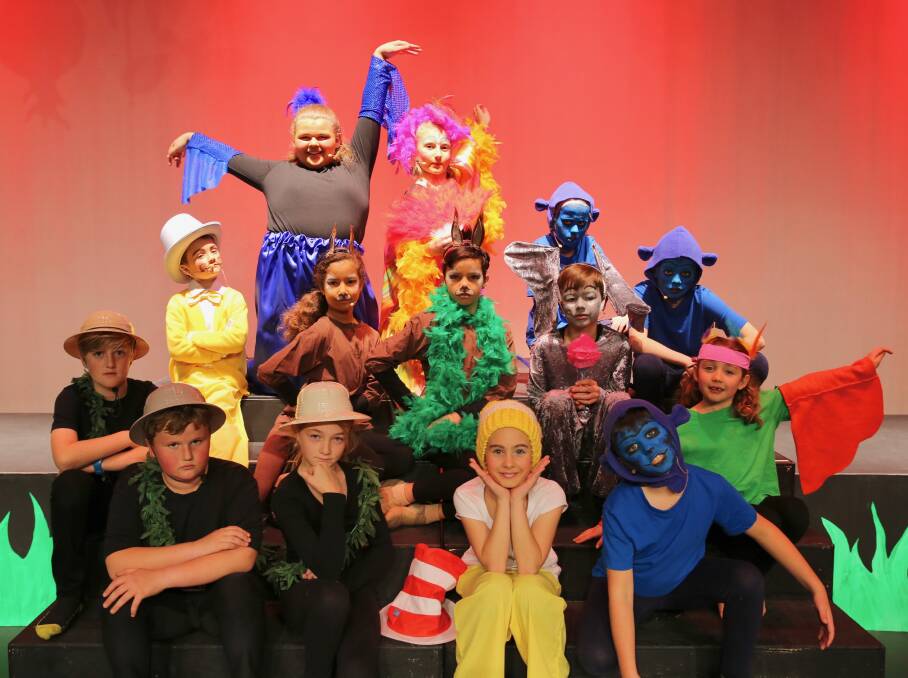 PREPARED: Close to 300 students from St Philip’s Christian College, from kindergarten to year 4, will take part in the school’s play, Seussical Jr, this week. Picture: Supplied
