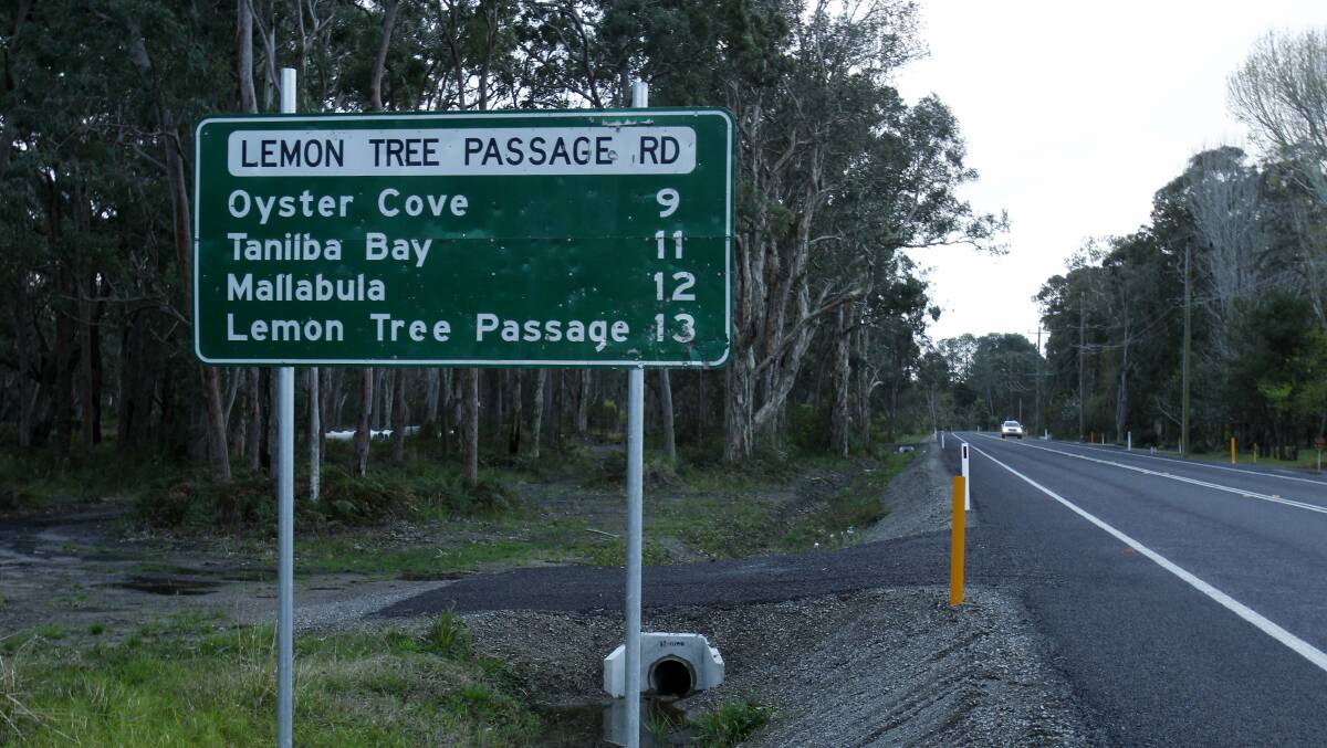 WARNING: Speed limits along Lemon Tree Passage Road will be dropped 10km/h by the end of July. Picture: MAX MASON-HUBERS