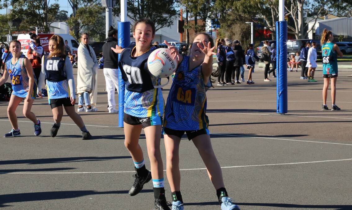 It was nation against nation at Port Stephens Netball Association's home courts in Raymond Terrace on Monday, July 16 for the fourth PCYC Nations of Origin netball tournament. Pictures: Ellie-Marie Watts