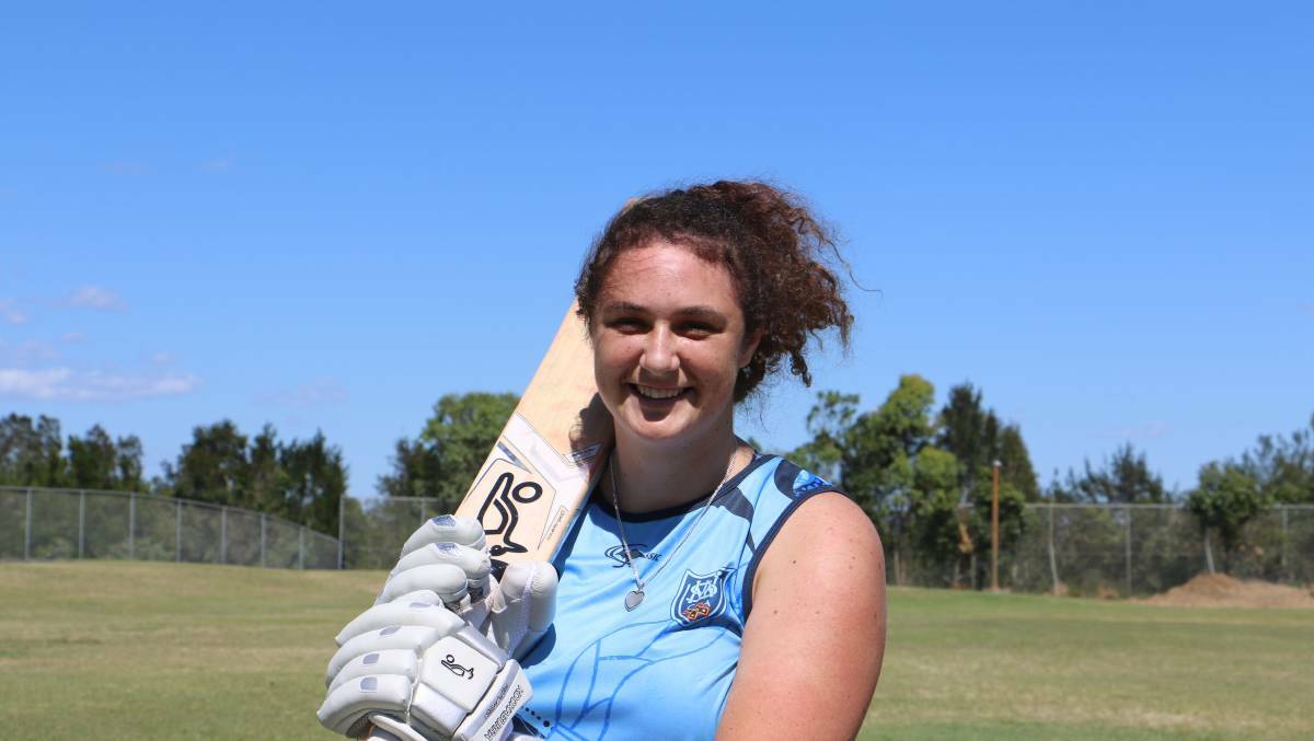 ALL-ROUNDER: Nelson Bay cricketer Jemma Astley, 19, is a star on the rise. Photo: Kia Woodmore