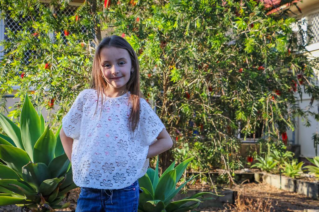 ON A MISSION: Krystal-Rose Cook, 6, from Raymond Terrace is a Miss Mini Diamond Australia 2018 finalist. She has chosen Port Stephens Family and Neighbourhood Services as her charity to represent.