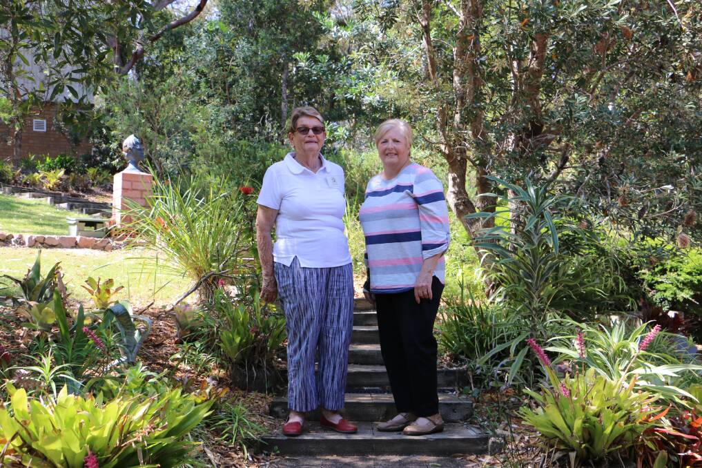 ORGANISED: Yvonne Hill of the Christmas Bush Gardening Club and Marilyne Anderson of the Nelson Bay Bonsai Club at Port Stephens Community Arts Centre.