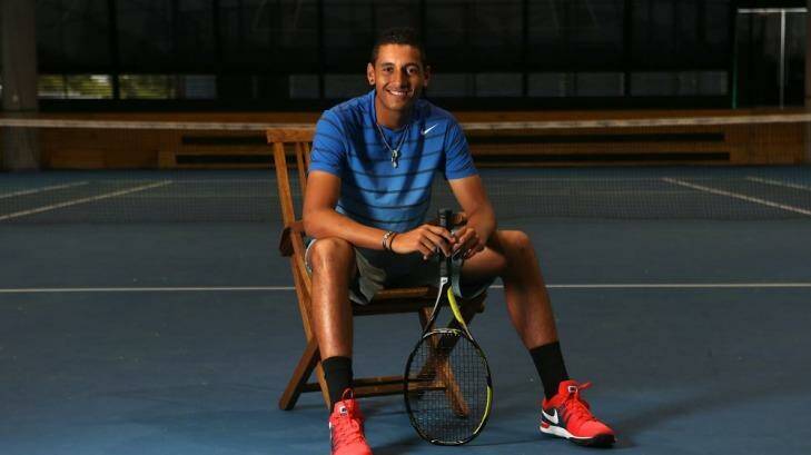 Canberra teenager Nick Kyrgios is in the Sarasota Open final. Photo: Pat Scala
