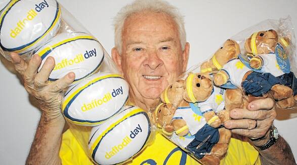 FOR A GOOD CAUSE: Daffodil Day co-ordinator Ron Parkes. Picture: Ellie-Marie Watts