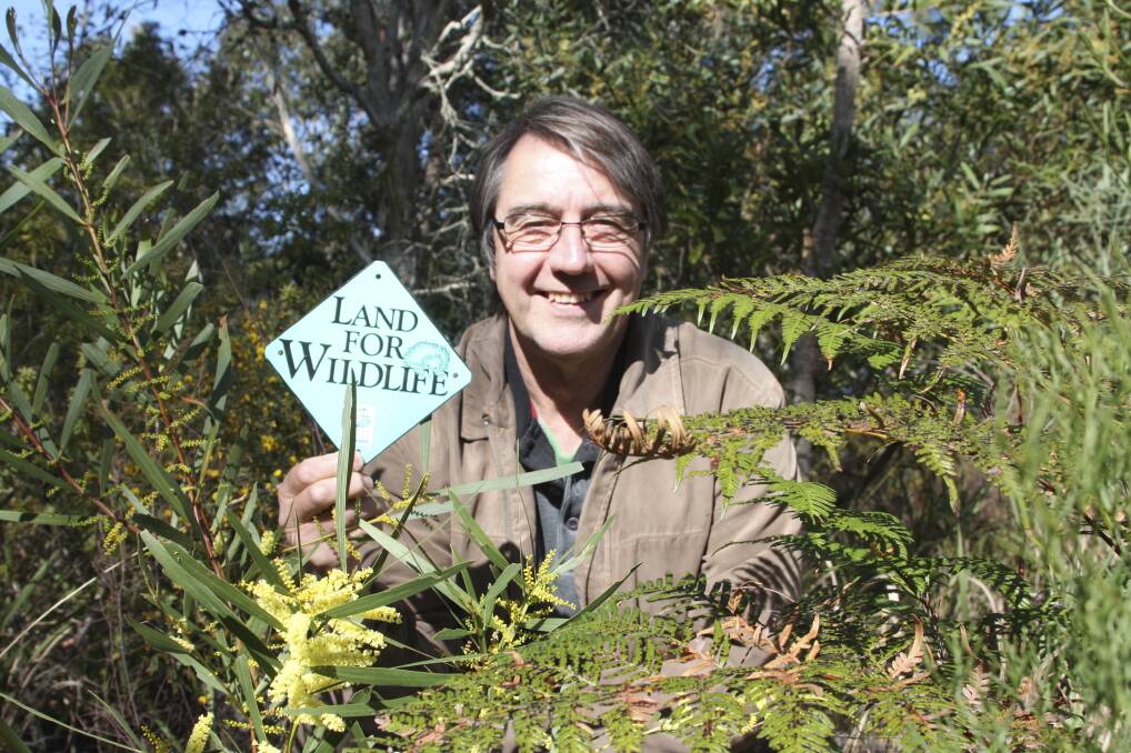 PROACTIVE: Charlie Bell, volunteer at Tilligerry Habitat, embraces nature.