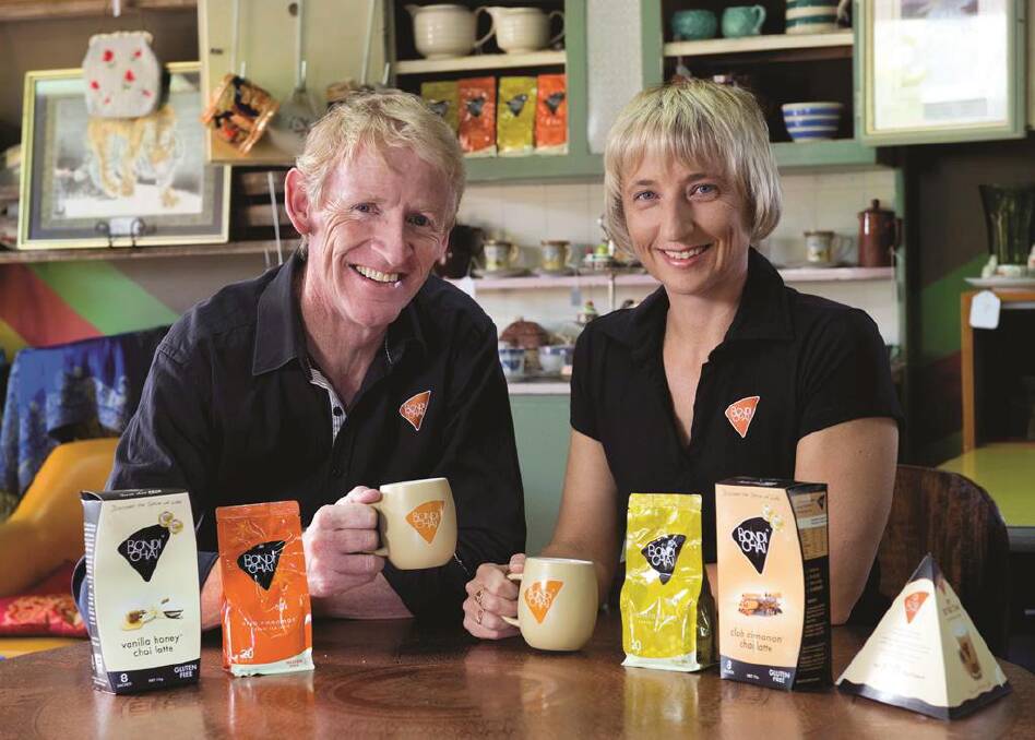 GOOD CUPPA: Martin Buggy and Melissa Edyvean invented Australia's most awarded chai latte.