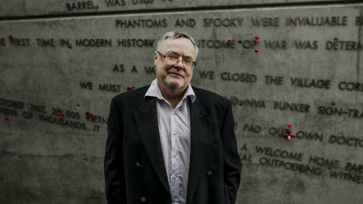 Military historian and author David Cameron has written a book about Long Tan, in the lead up to the 50th anniversary of the Vietnam War. Photo: Jamila Toderas