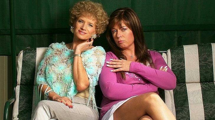 Doing their part for bogan pride: Kath and Kim.