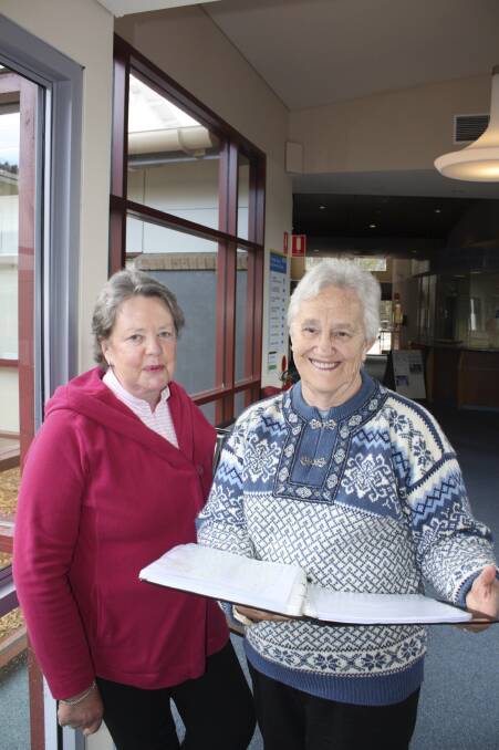 ENJOY: SeaSide Singers Jenny Quirk and Jeanette Antrum at Tomaree Library and Community Centre, Salamander Bay. Picture: Stephen Wark