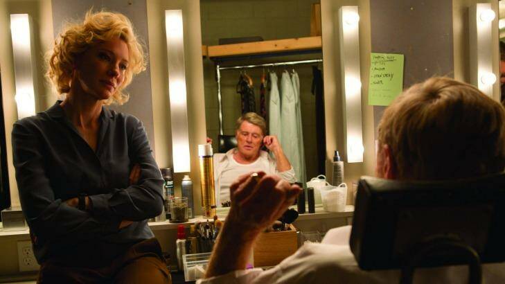 Cate Blanchett plays producer Mary Mapes and Redford plays veteran television anchorman Dan Rather in Truth. Photo: Roadshow