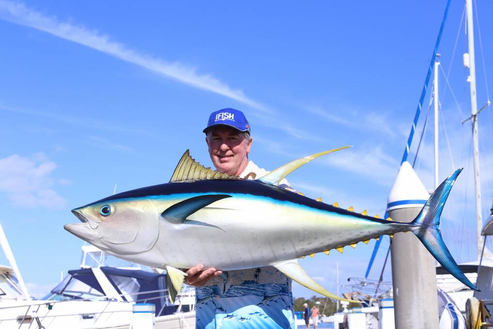 WHOPPER: Laurie Chadder is spearheading a new fishing competition on behalf of Soldiers Point Marina. Picture: Ellie-Marie Watts