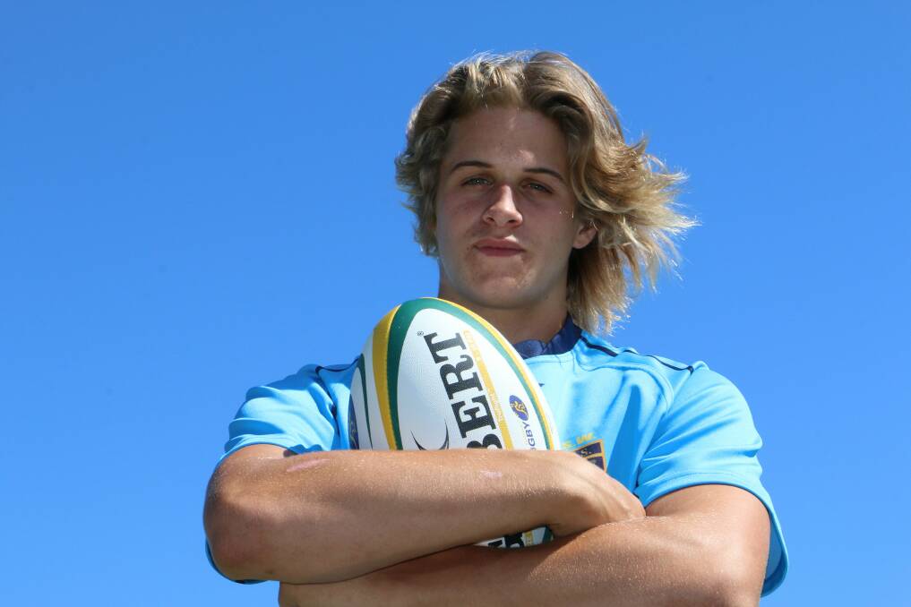 NEW EXPERIENCE: Hayden Thompson, 16, at Lakeside Sports Complex, will play rugby in South Africa. Picture: Stephen Wark