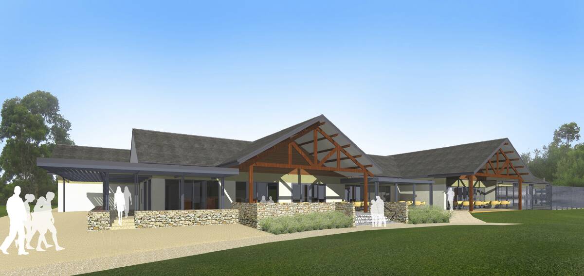PROPOSED: An artist's impression of the new $3 million Pacific Dunes golf and country club.