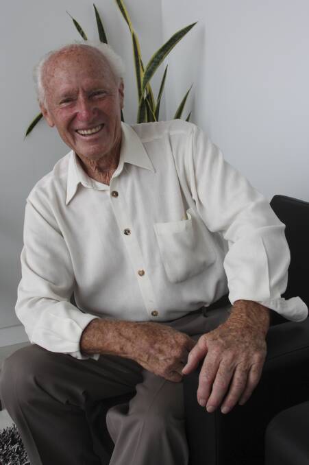 WELCOME: Freemason Harry Horgan from the Nelson Bay Masonic Centre. Picture: Ellie-Marie Watts