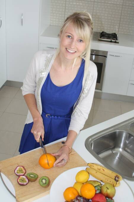 ANOTHER SLICE: Dietitian Natalie Edwards has started a new business to help people eat healthier food. Picture: Stephen Wark