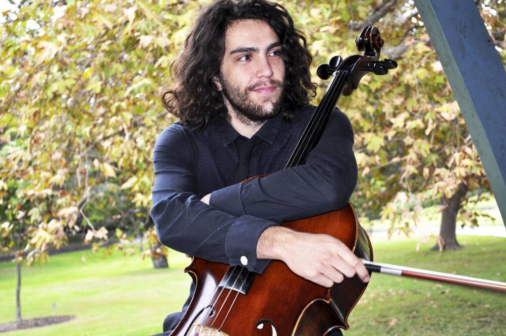 SOLOIST: Newcastle cellist and Juilliard graduate Anthony Albrecht.