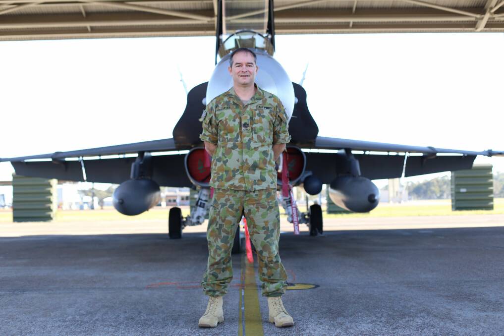 HONOURED: Warrant Officer Dimitri Dufour, from RAAF Base Williamtown No. 3 Squadron, received an Member of the Order of Australia (AM) in the recent Queen's honours list. Picture: Ellie-Marie Watts