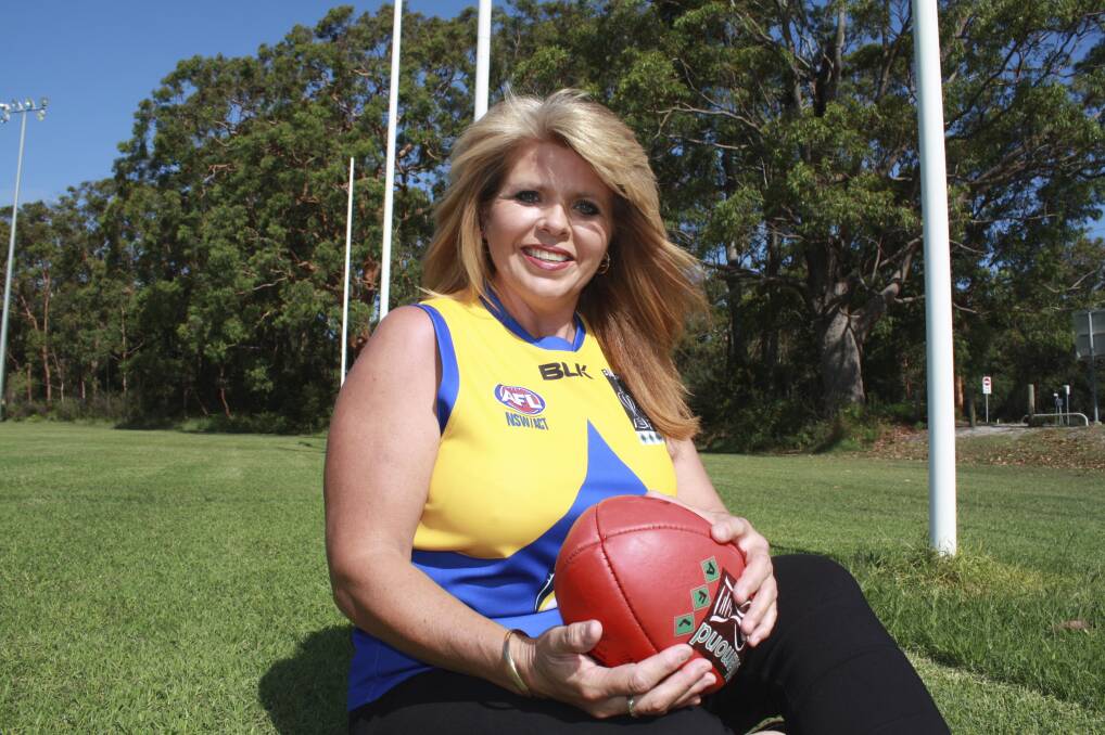 MARLIN MOVE: Sue Rymer is hoping to get Nelson Bay's first AFL senior women's team off the ground. Picture: Stephen Wark