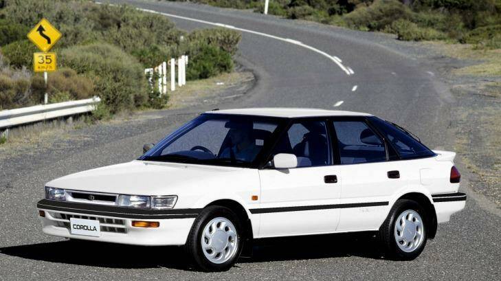 A white Toyota Corolla similar to Mr Galea's. Photo: NSW Police