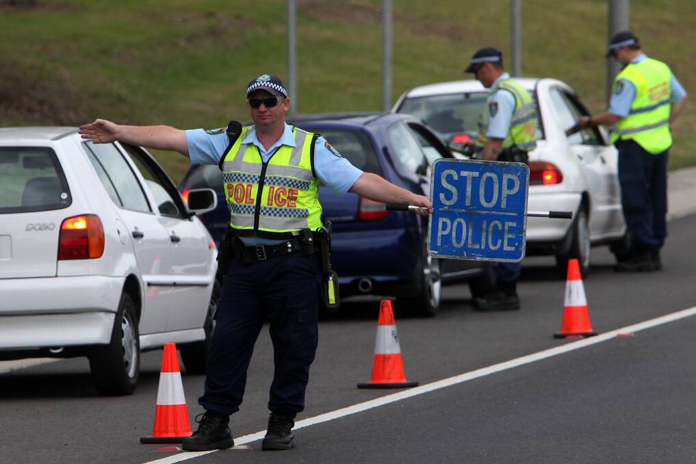 PULL OVER: Police will be out in force for the rest of the school holidays.