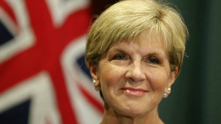 Foreign Affairs Minister Julie Bishop says she has remained in contact with her Lebanese counterpart. Photo: Alex Ellinghausen