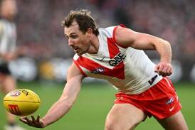 Sydney's Harry Cunningham will not play against Richmond, in line with AFL concussion guidelines (Joel Carrett/AAP PHOTOS)