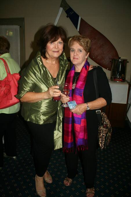 ALL OUT: Lioness President Lorna Russom and Lee Anderson at the Tea Gardens Lionesses charity event.