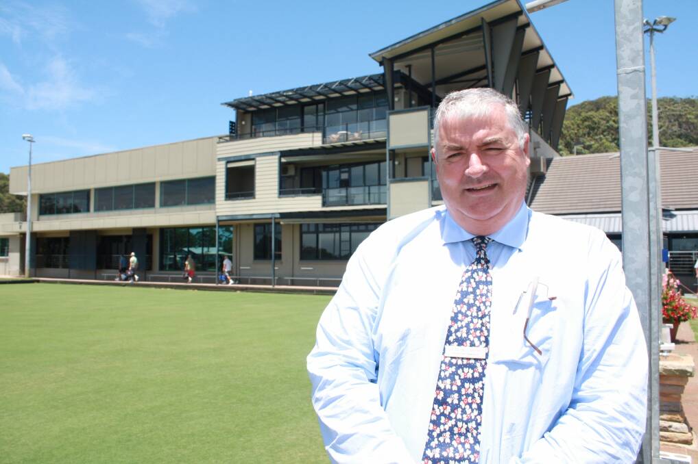 HIGH GOALS: Newly appointed general manager at Nelson Bay Bowling Club Dean McCarthy. Picture: Stephen Wark