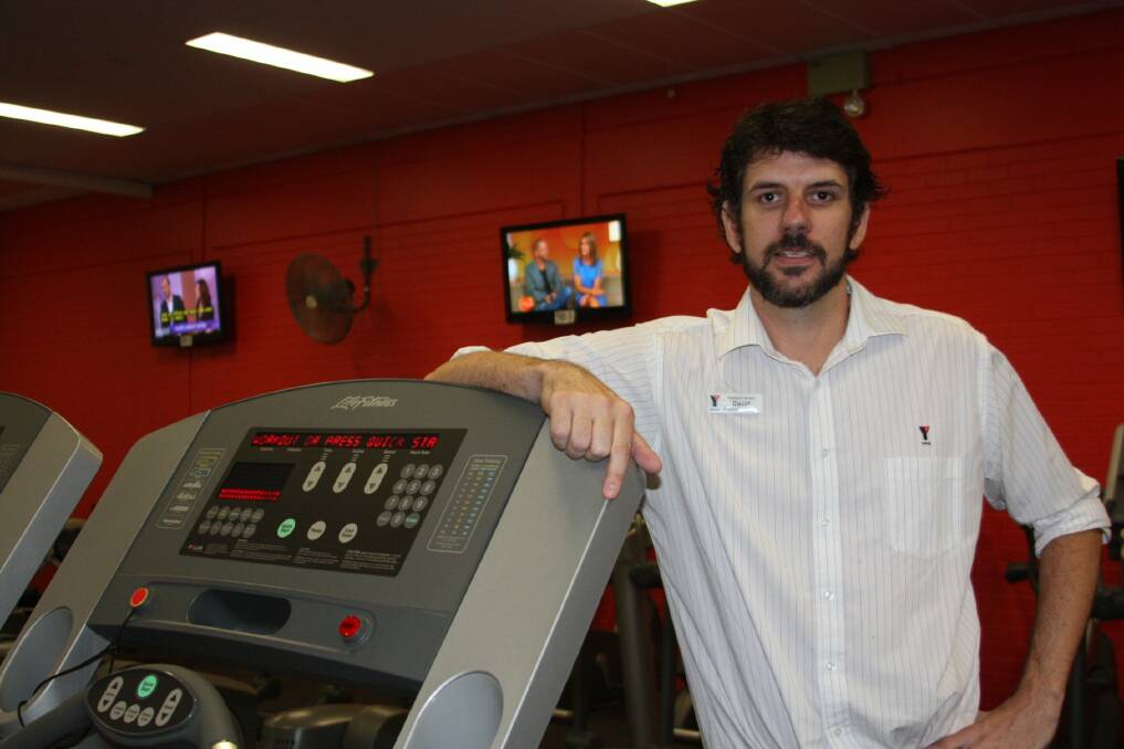 GREAT RESOURCE: YMCA program co-ordinator David Richards at the Raymond Terrace gym, which will open its doors to the community on Saturday. Picture: Stephen Wark