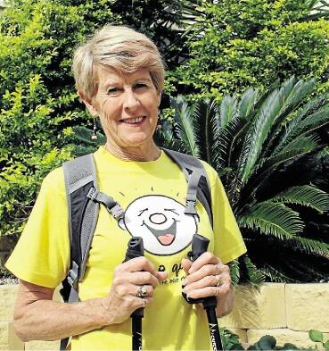 FOOTSTEPS: Corlette resident Carol Compton is doing the Sandakan Death March in Borneo to raise money for Camp Quality. Picture: Ellie-Marie Watts