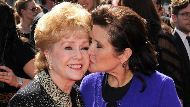 Debbie Reynolds and Carrie Fisher in 2011.  Photo: Chris Pizzello 