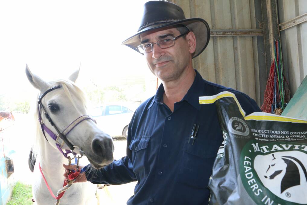 DISAPPOINTED: Phil Hudson at the RDA Raymond Terrace centre, which was targeted by thieves on Sunday. Picture: Stephen Wark