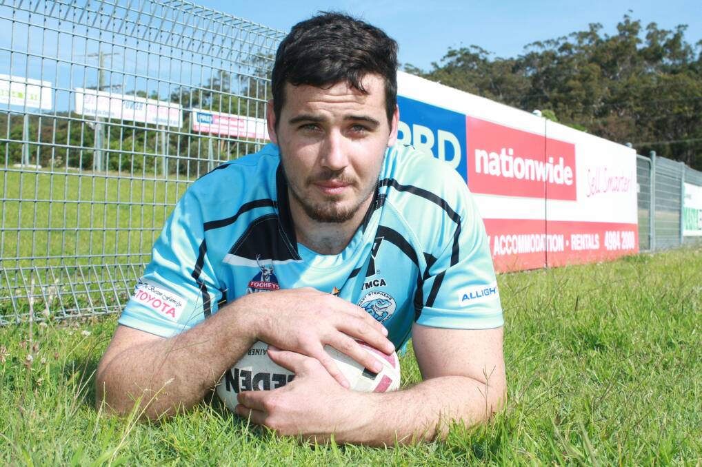 PROP: Nelson Bay junior rugby league prop forward Kurt Warden has been selected in the Newcastle Rebels representative side for 2015. Picture: Stephen Wark.