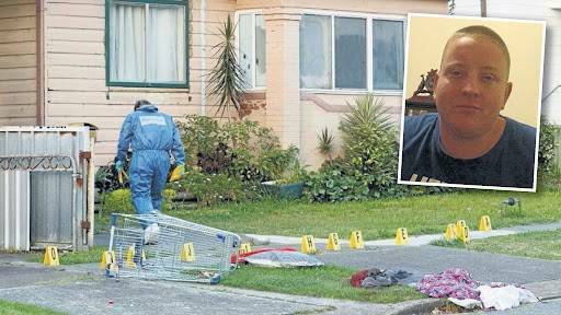Specialist police examining the scene in Michael Street, Jesmond, after Daniel Pettersson collapsed and died outside from a stab wound on January 6, 2022.
