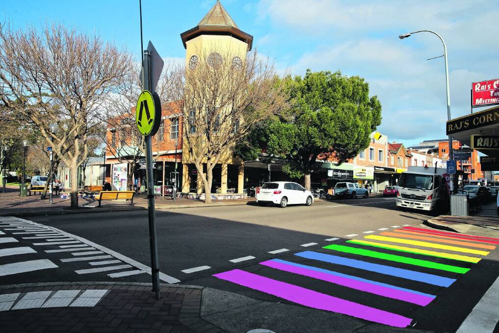 DIVIDED: Port Stephens deputy mayor Chris Doohan said it wasn't like Cr Giacomo Arnott was asking the council to paint its crossing in a rainbow. Digital artwork by Tracy Peters.