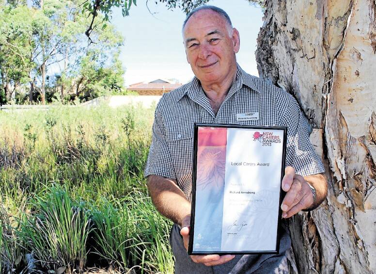 COMPASSIONATE: Hawks Nest man Richard Armstrong has been recognised for his service. Picture: Nathalie Craig