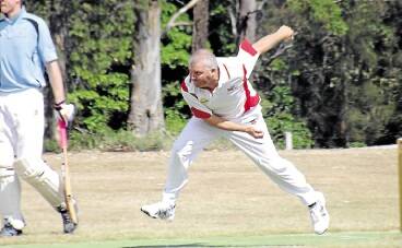 QUICK: Mark Johnson bowling in a recent match.