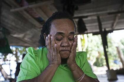 Faaui Siale, 60, has faith God won't allow another flood.