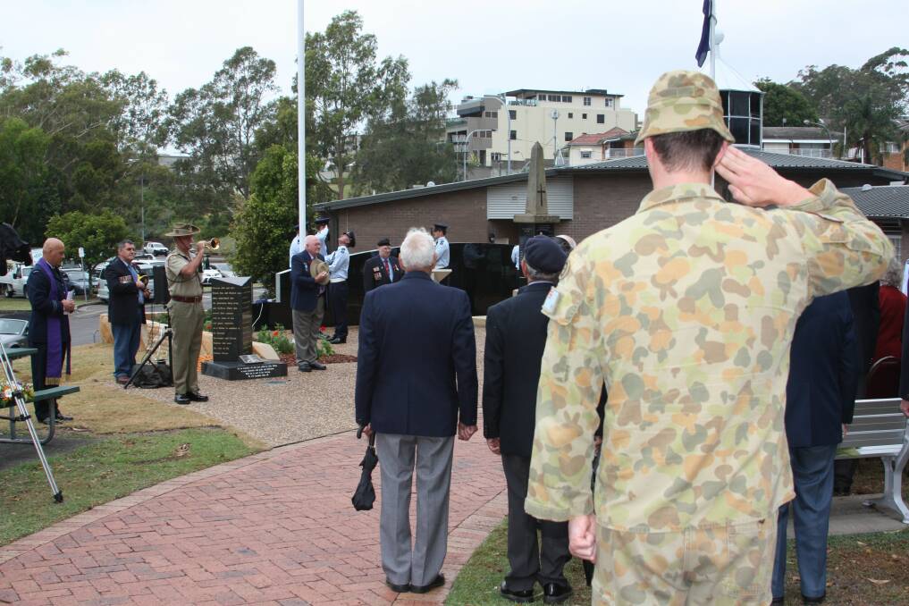 LEST WE FORGET: Remembrance Day service at Apex Park, Nelson Bay.