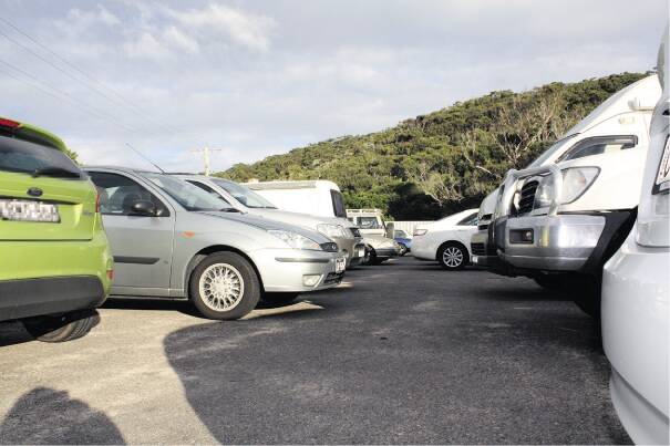 COUNCIL: More car parks for Fingal Bay. Picture: Ellie-Marie Watts