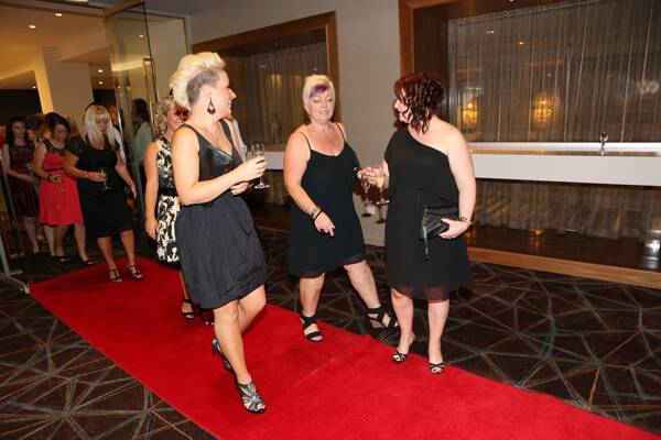 The red carpet entry at this year's Annual Business Awards.