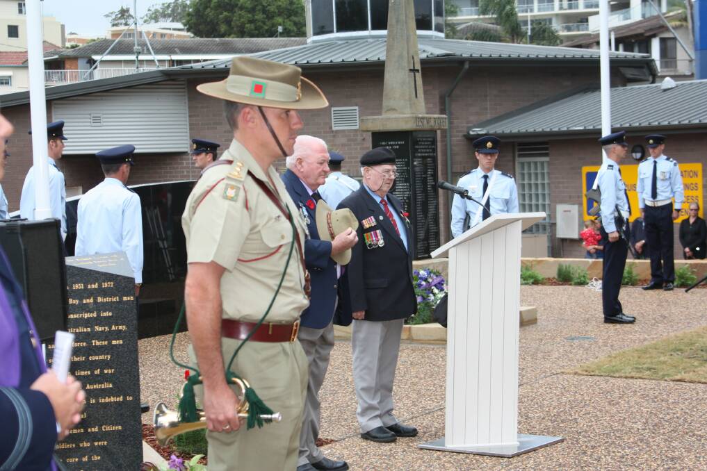 LEST WE FORGET: Remembrance Day service at Apex Park, Nelson Bay.