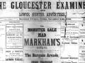 The first edition of the Gloucester Examiner and Lower Hunter Advertiser.

