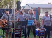 Steve Porter and Shanty Fever performing sea shanties. Picture supplied